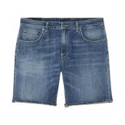 Regular Fit Lavtaljede Jeansshorts