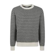 Herre Chevron Strik Pullover