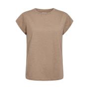 Kvinders Ulla SS T-shirt, Lys Brun