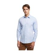 Milano slim-fit ikke-jern kjole shirt, pinpoint, Ainsley krave