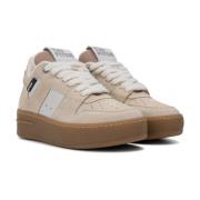 Mocha Sneakers Damer Beige/Brunt