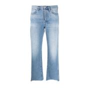 Beskårne jeans