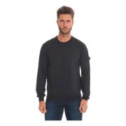 EXMOOR05 Rundhalset Pullover med Armlogo