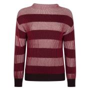 To-tone Rib Strik Pullover