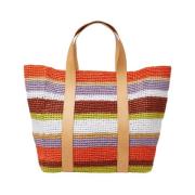 Milanese Raffia Tote Taske