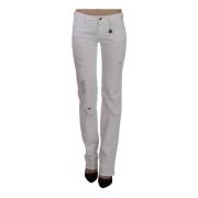 Hvide Slim Fit Jeans Bukser