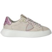 Beige og Pink High Fashion Sneakers