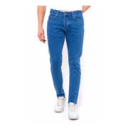 Klassiske Mænds Slim Fit Stræk Jeans - DC-058