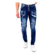 Slim Fit Jeans Stretch Mænd - DC-047