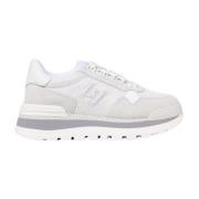 Stilfuld Sneaker i Ko Suede/Mesh