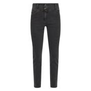 Cute Slim Sort Vasket Denim Jeans