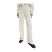 Beige Corduroy Jog Pants