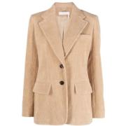 Moderne Beige Cord Blazer