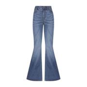 Flared Denim Jeans