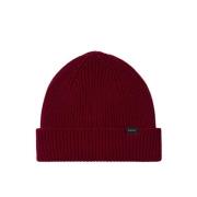 Luksuriøs Ribbet Cashmere-Blend Beanie Hat