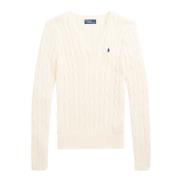 Twistet bomuldssweater Kimberly fra Ralph Lauren