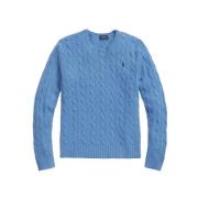 Julianna Twistet Strik i Cashmere Lake Blue