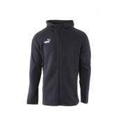 Blå Zip-Through Hoodie