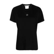 Broderet Mini Stjerne Bomuld T-shirt