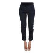 Polkaprikket Slim Capris Jeans