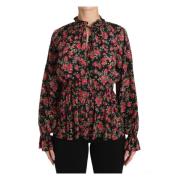 Smuk Rose Print Bluse