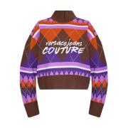 Geometrisk Logo Turtle Neck Sweater