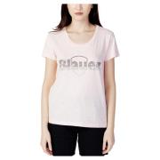 Sequin Logo Kvinder T-Shirt