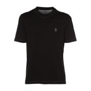 Luksus Herre T-shirt - GIROCOLLO M/C CON TR.