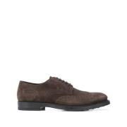 Blå Ruskind Marrón Oxford Goma Herre Loafers