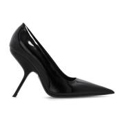 Patentlæder stiletto pumps