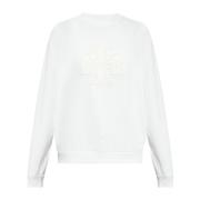 Bomulds-sweatshirt med logo