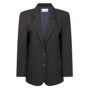 Oversize Blazer i Mørkebrun