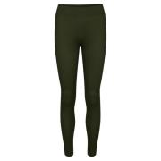 Alma Leggings Fleece - Mørk Armygrøn