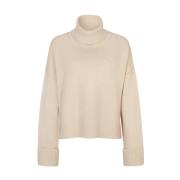 Elegant Merino Uld og Cashmere Jersey