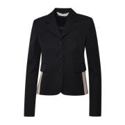 Sort uldblandet blazer