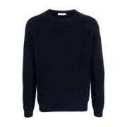 Blå Uld-Kashmir Sweater