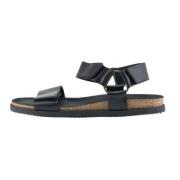 Molly Leather Sandal - Sort