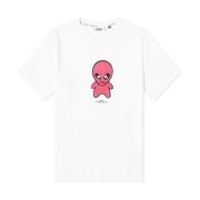 Løs Hvid Weirdo T-Shirt