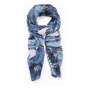 Denim Rektangel Pashmina - Efterår/Vinter Kollektion