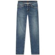 Slim Fit Lavtalje Stræk Denim Jeans