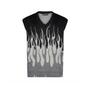 Sort Flamme Vest