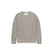 Klassisk Ribstrikket Rund Hals Pullover