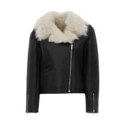 Shearling Biker Jakke