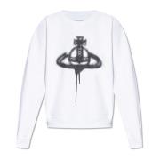 Sweatshirt med logo