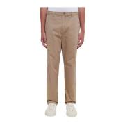 Beige Chinos i Bomuld med Lommer