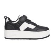 Sorte Flatform Sneakers