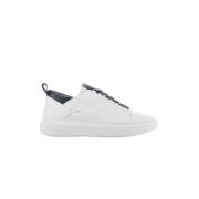 Læder Sneaker - W1U 80WBK WHITE BLACK