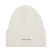 Off White Uld Beanie Hat