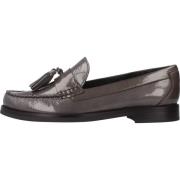 Grå Patentlæder Tassel Loafers