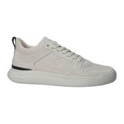 Moderne Læder Sneaker - Sporty Design